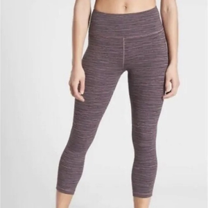 Athleta Violet Ultimate Linear‎ Lines Capri Xs